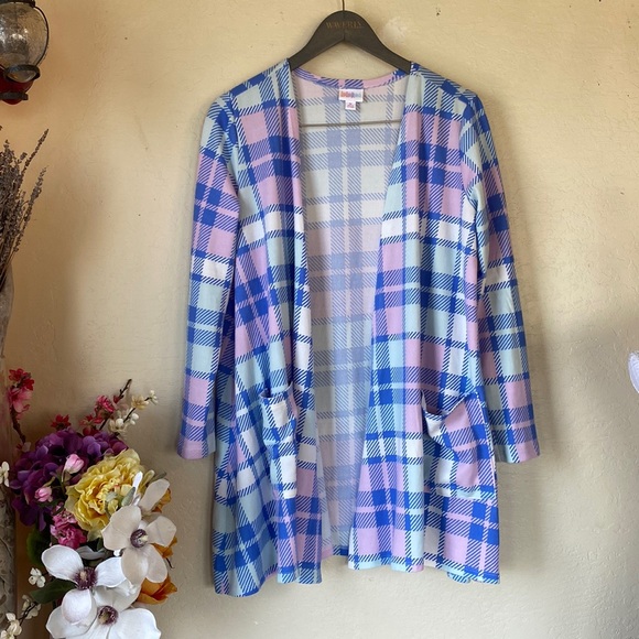 LuLaRoe Sweaters - LulaRoe pastel open pocket cardigan